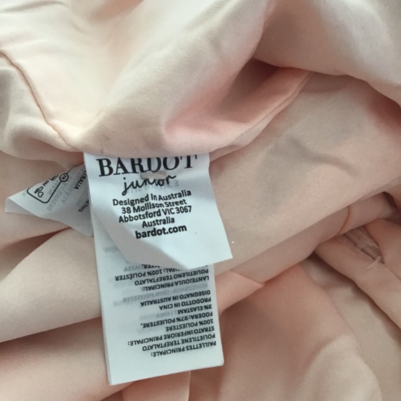 Bardot Junior Toddler Girl Pink Short Sleeve Tweed Dress Size 3T - Picture 6 of 6